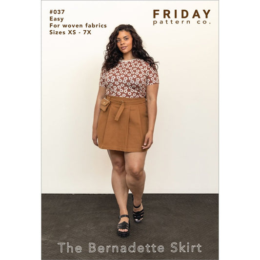 Friday Pattern co. The Bernadette Skirt