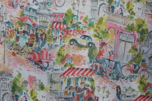Lady McElroy, Silk/Cotton Voile, Bon Voyage