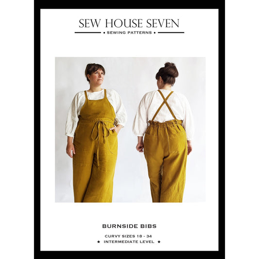 Sew House Seven Burnside Bibs, Size 18-34