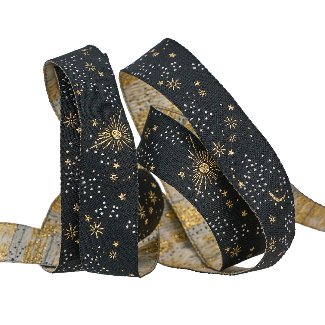 Woven Ribbon, Cosmos, 5/8"