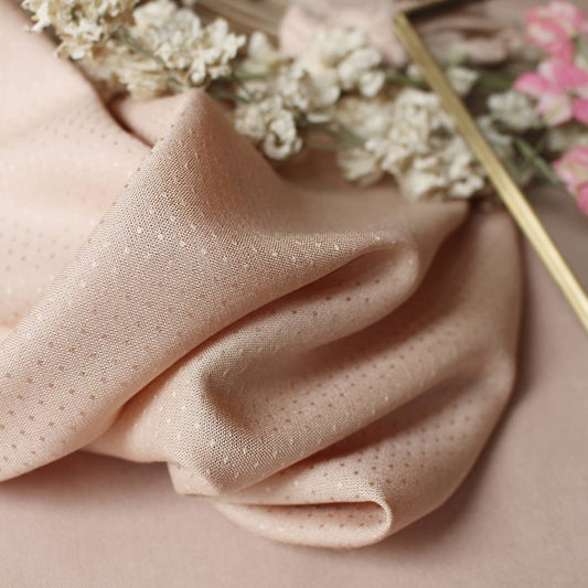 Atelier Brunette Viscose Dobby, Blush