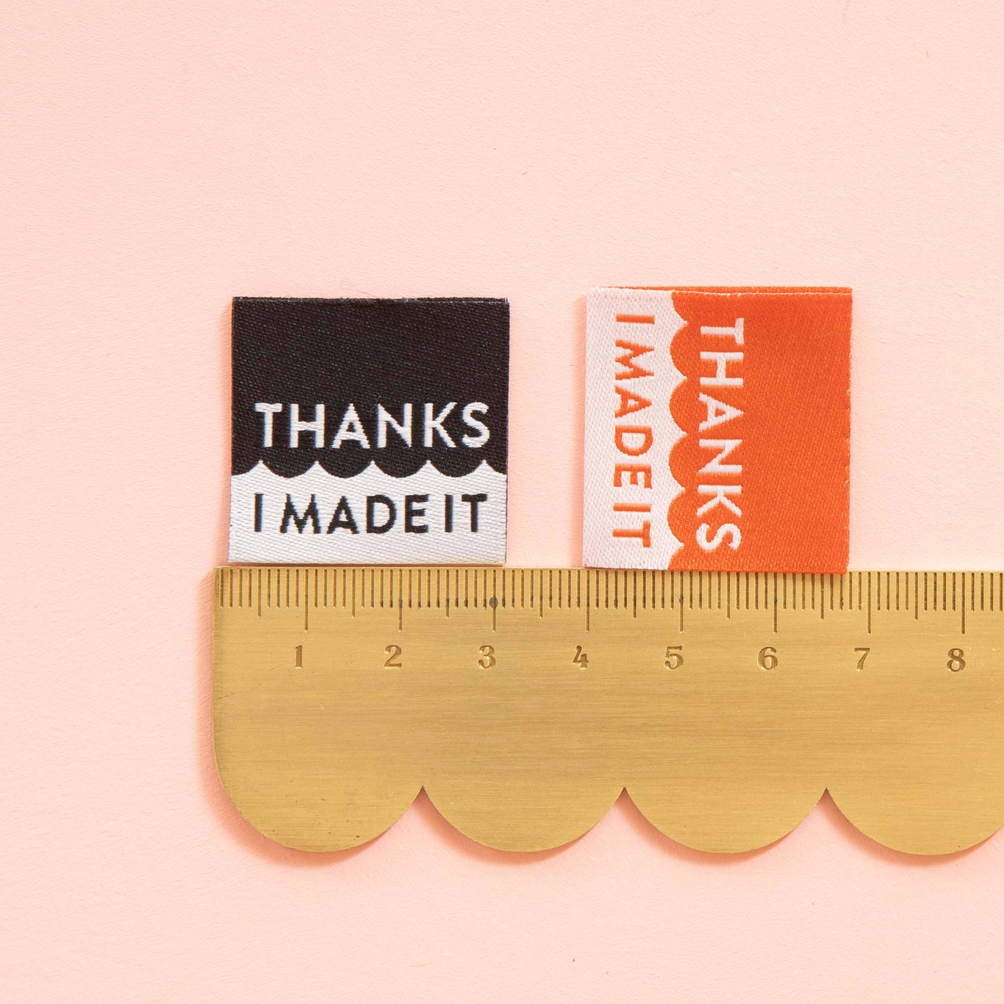 Sarah Hearts Labels, Thanks I Made It Multipack Woven Labels