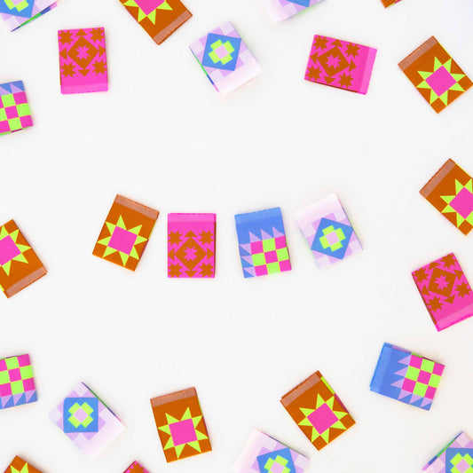 Sarah Hearts Labels, Then Came June Quilt Block Multipack