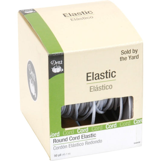 Round Elastic Cord, 1/8"
