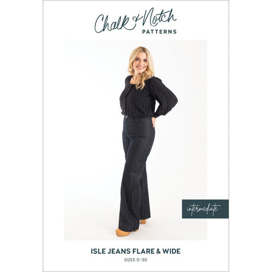 Chalk + Notch, Isle Jeans Flare & Wide