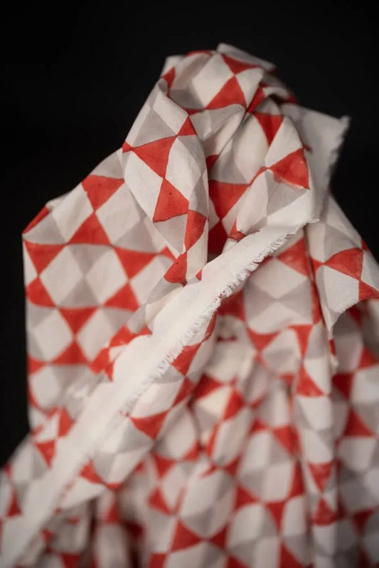 Merchant & Mills, Indian Block Print Organic Cotton, Kaleidoscope, 2.6 oz