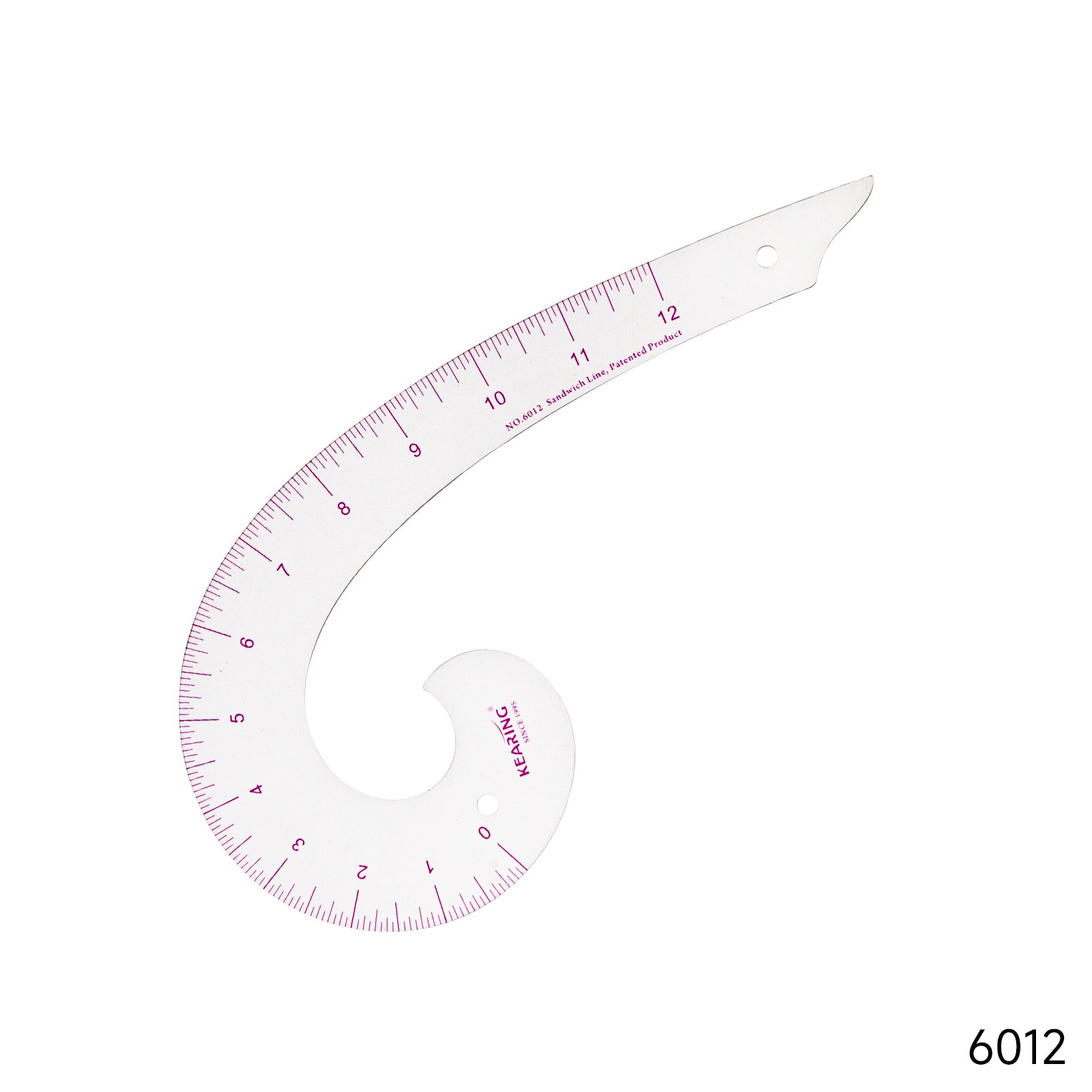 Kearing Plastic Curved Ruler, 12