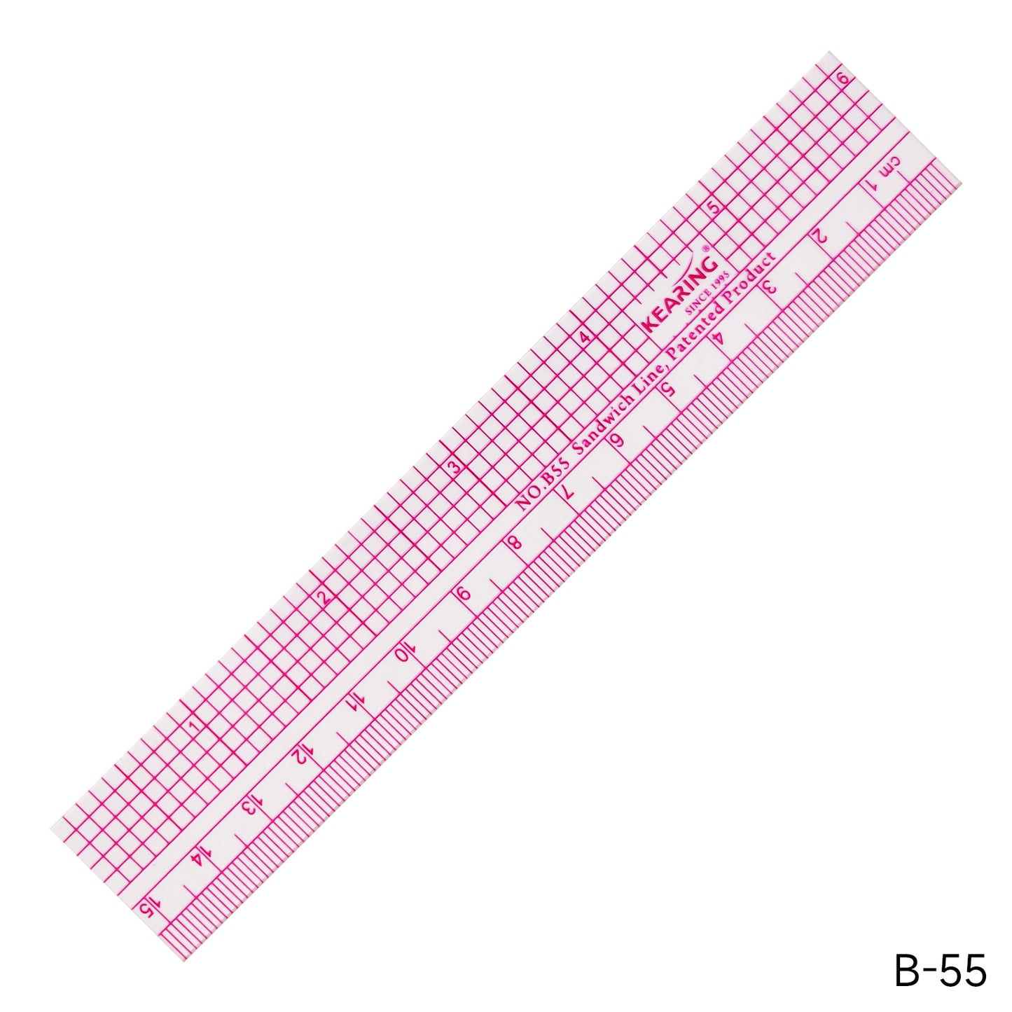 Plastic Pattern Ruler, 6"