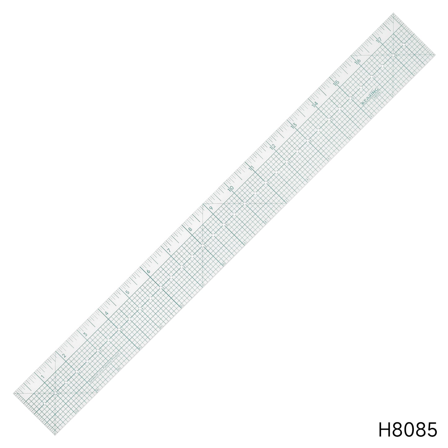 Kearing Ruler with centering holes, 18"
