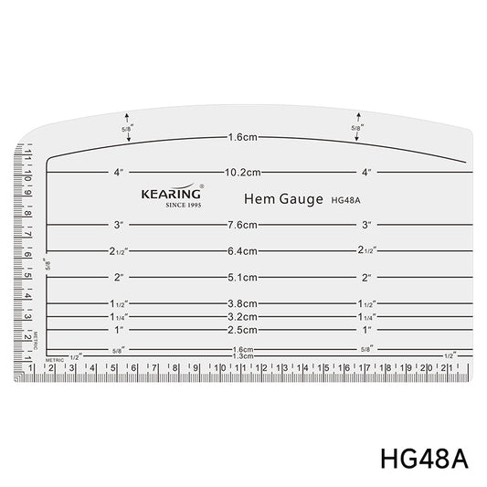 Kearing Aluminum Hem Gauge