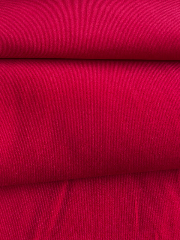 Cotton Corduroy, 21 wale - Flame Red