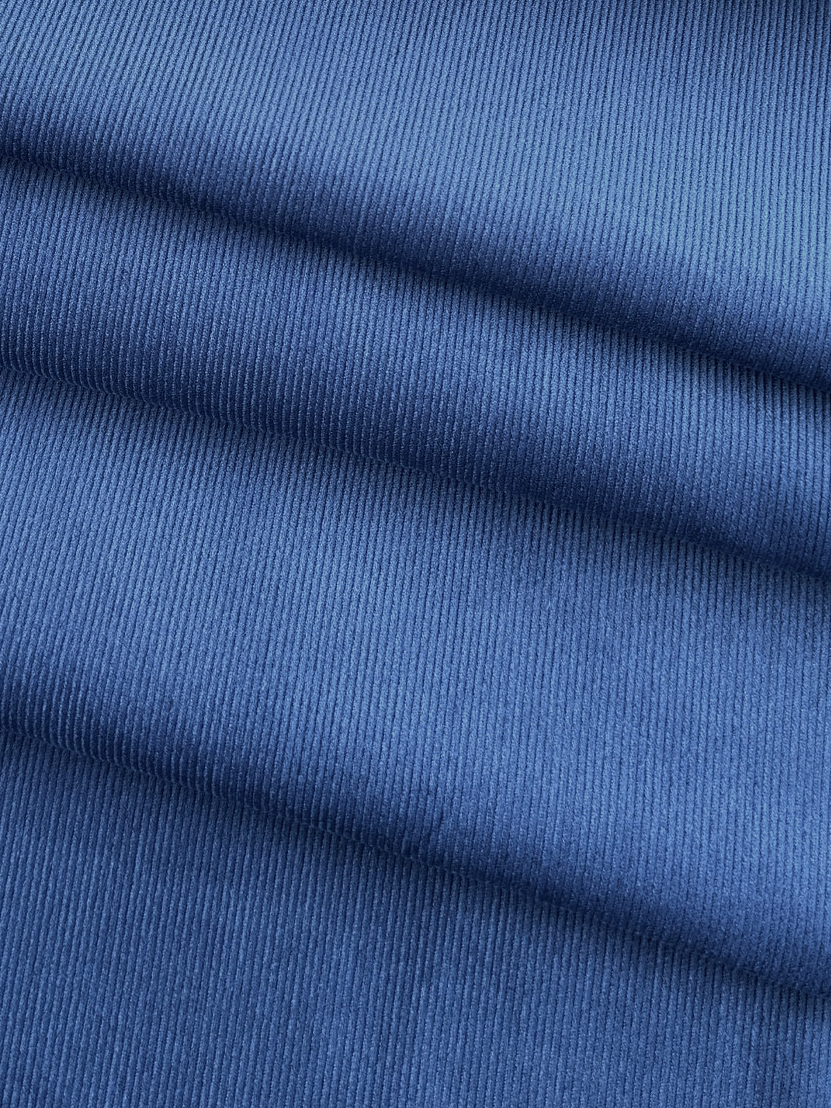 Corduroy, Cotton, 16 wale – Denim Blue