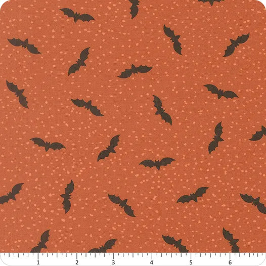 Moda Cotton Sheeting, Purrs and Boos - Spice