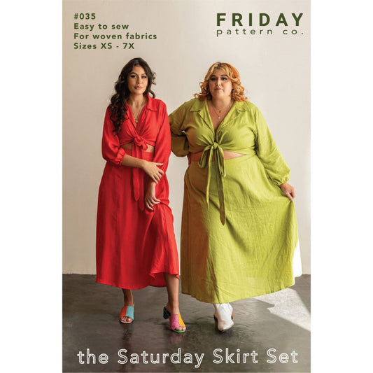 Friday Pattern Co. The Saturday Skirt Set