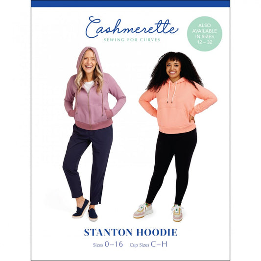Cashmerette Stanton Hoodie, Size 0-16