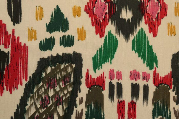 Lady McElroy, Linen/Viscose Slub Weave, Tribal Brushstrokes