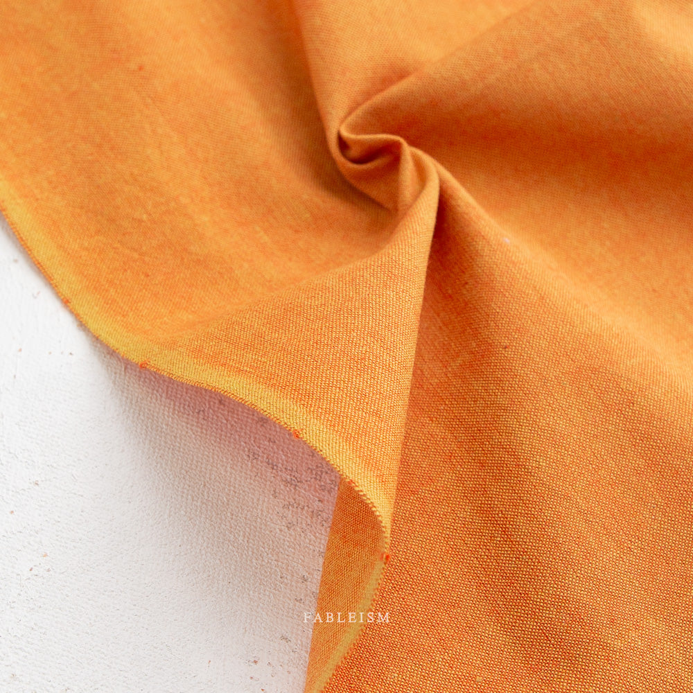 Fableism Watercolor Wovens, Shot Cotton – Sea Moss